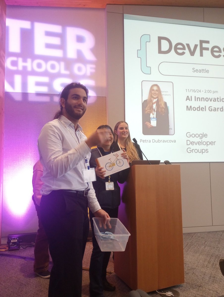 It took a while to draw a winner #devfest2024
