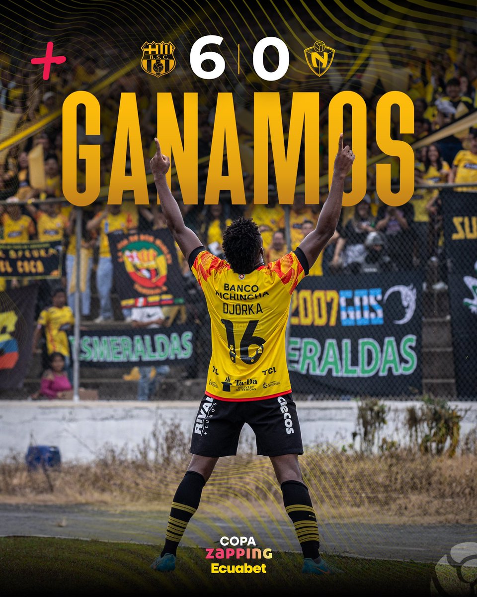 ¡GOLEADA EN SANTO DOMINGO! 💥👊

⚽️ Adonis Preciado
⚽️ Brian Oyola
⚽️ Andrés Viteri 
⚽️⚽️⚽️ Djorkaeff Reasco

#CopaZapping
#BarcelonaSomosTodos
