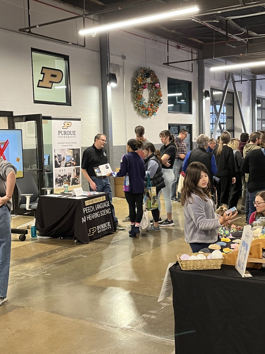 Heinz Lab Purdue (@heinzlab_purdue) on Twitter photo Great morning in #Indianapolis with <a href="/lizzyjensen82/">Lizzy Jensen</a> for APARC's first Indy Winter Farmers Market at <a href="/16Techinnovate/">16 Tech Innovation District</a>. We engaged with community members to discuss hearing health and offer comprehensive hearing assessments. See you next Saturday 9-1230. <a href="/PurdueSLHS/">Purdue Speech, Language, & Hearing Sciences</a> <a href="/PurdueHHS/">Purdue College of Health and Human Sciences</a>. Great morning in #Indianapolis with <a href="/lizzyjensen82/">Lizzy Jensen</a> for APARC's first Indy Winter Farmers Market at <a href="/16Techinnovate/">16 Tech Innovation District</a>. We engaged with community members to discuss hearing health and offer comprehensive hearing assessments. See you next Saturday 9-1230. <a href="/PurdueSLHS/">Purdue Speech, Language, & Hearing Sciences</a> <a href="/PurdueHHS/">Purdue College of Health and Human Sciences</a>.