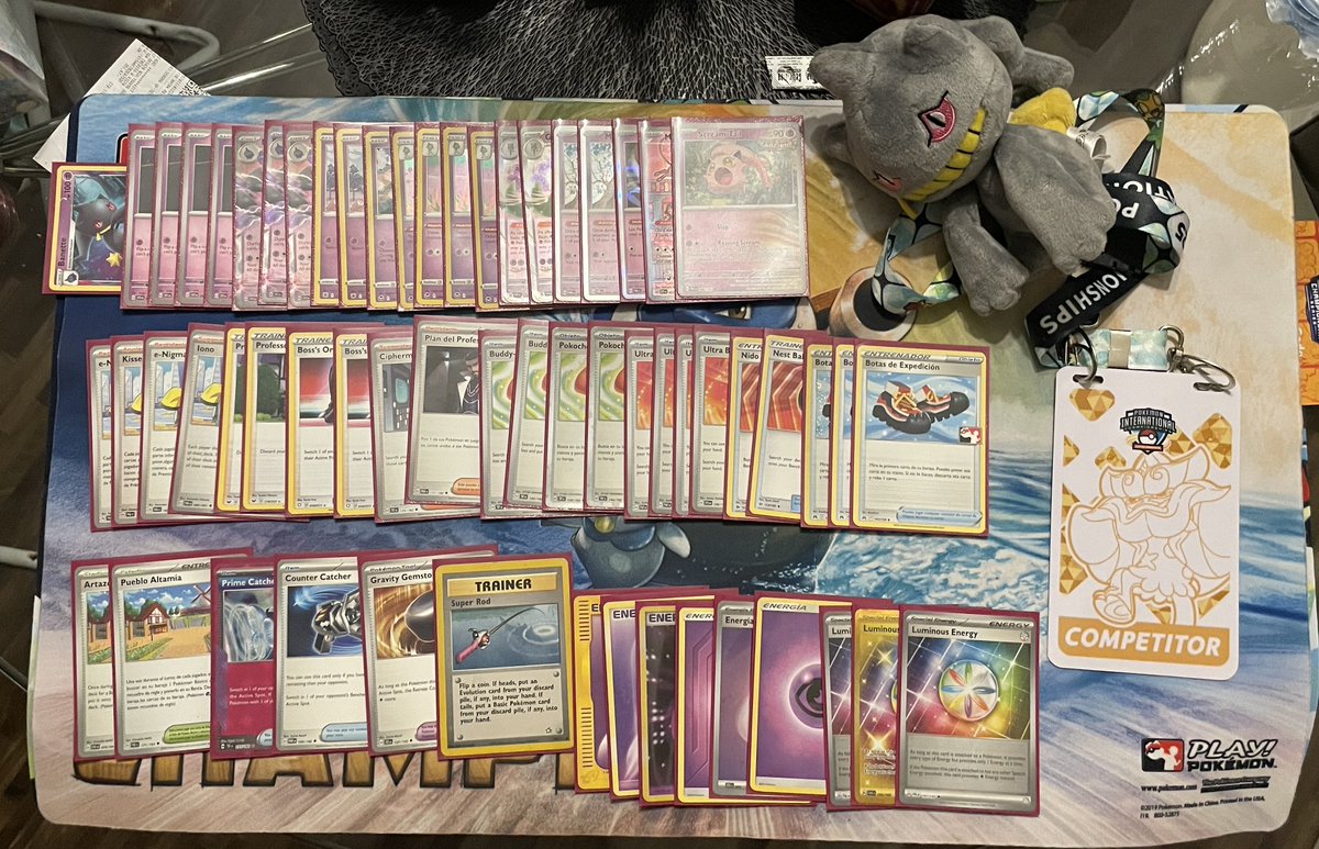 Top 64 at LAIC (my first major event 🥶)
with the BDIF, thanks <a href="/Jezyk46/">Mateusz Łaszkiewicz</a> for the deck and <a href="/openogility/">Aleksander Rutowicz</a> for the support.

Maybe it’s not the result I wanted, but the games I lost were brick. Anyways I’m very happy for the result. (And thanks <a href="/MagnusJPedersen/">Magnus Pedersen</a> for the signed banette)