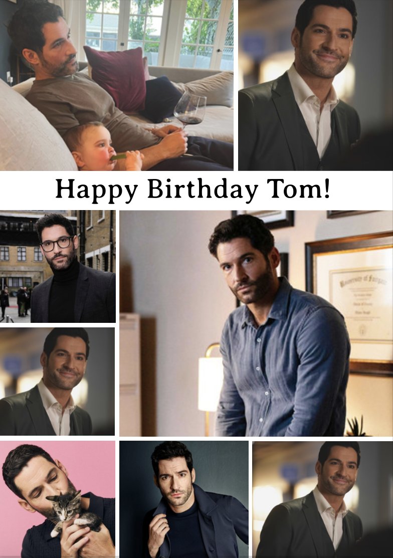 Happy Birthday Tom Ellis! Hope you'll have a wonderful day filled with love and joy 😘😘😘 #TomEllis