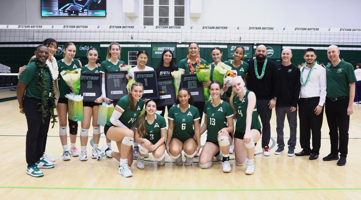 𝗦𝗲𝗻𝗶𝗼𝗿 𝗗𝗮𝘆 ✅

#GoHatters | #DefendDeLand | <a href="/StetsonHatters/">Stetson Hatters</a>