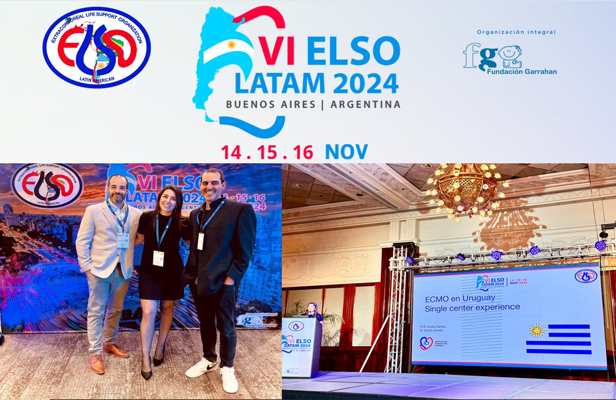 Nuestro servicio de cirugía presentando la experiencia inicial en uso de ECMO (oxigenación por membrana extracorpórea) en pacientes críticos.
Apostando a ser centro de referencia para todos los que necesiten.
Una buena incoporación tecnológica gracias al apoyo de <a href="/f_corazoncitos/">Fundación Corazoncitos</a>