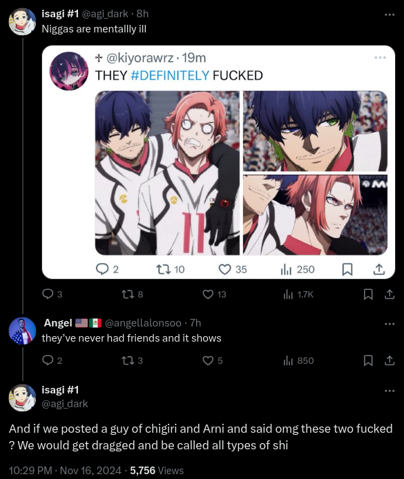 BLLKHALLOFSHAME's tweet photo. the problem is that chigiri is 17 and anri is 22! https://t.co/ywICZyEnjO