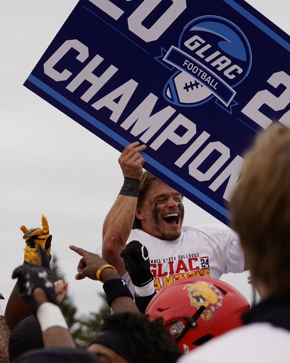 ONE WIN, TWO TROPHIES 🏆🏆

<a href="/FerrisFootball/">Ferris St. Football</a> captures the 2024 GLIAC Championship Trophy and the Calder City Classic Trophy with a 24-9 win over Davenport at home in Big Rapids.

#GLIACFB | <a href="/GLIACsports/">GLIAC</a>