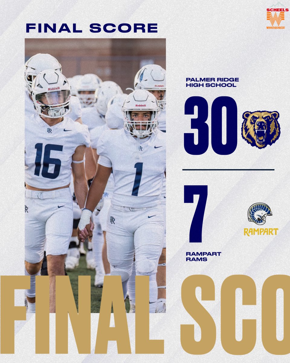 Boys took care of business at home. They'll now host Broomfield next Friday night in the CHSAA State Quarterfinal Round.
#SkoBears
