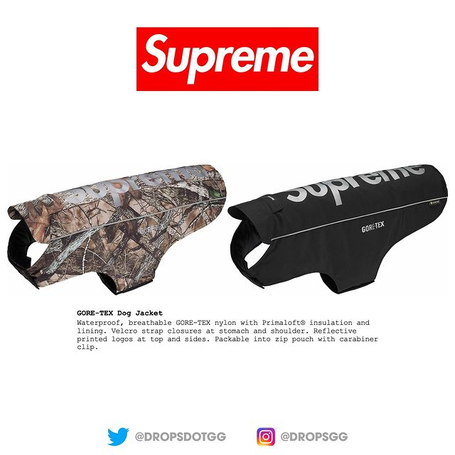 SUPREME 2024 FW week 14 - 「GORE-TEX Dog Jacket」が、2024年 11/23