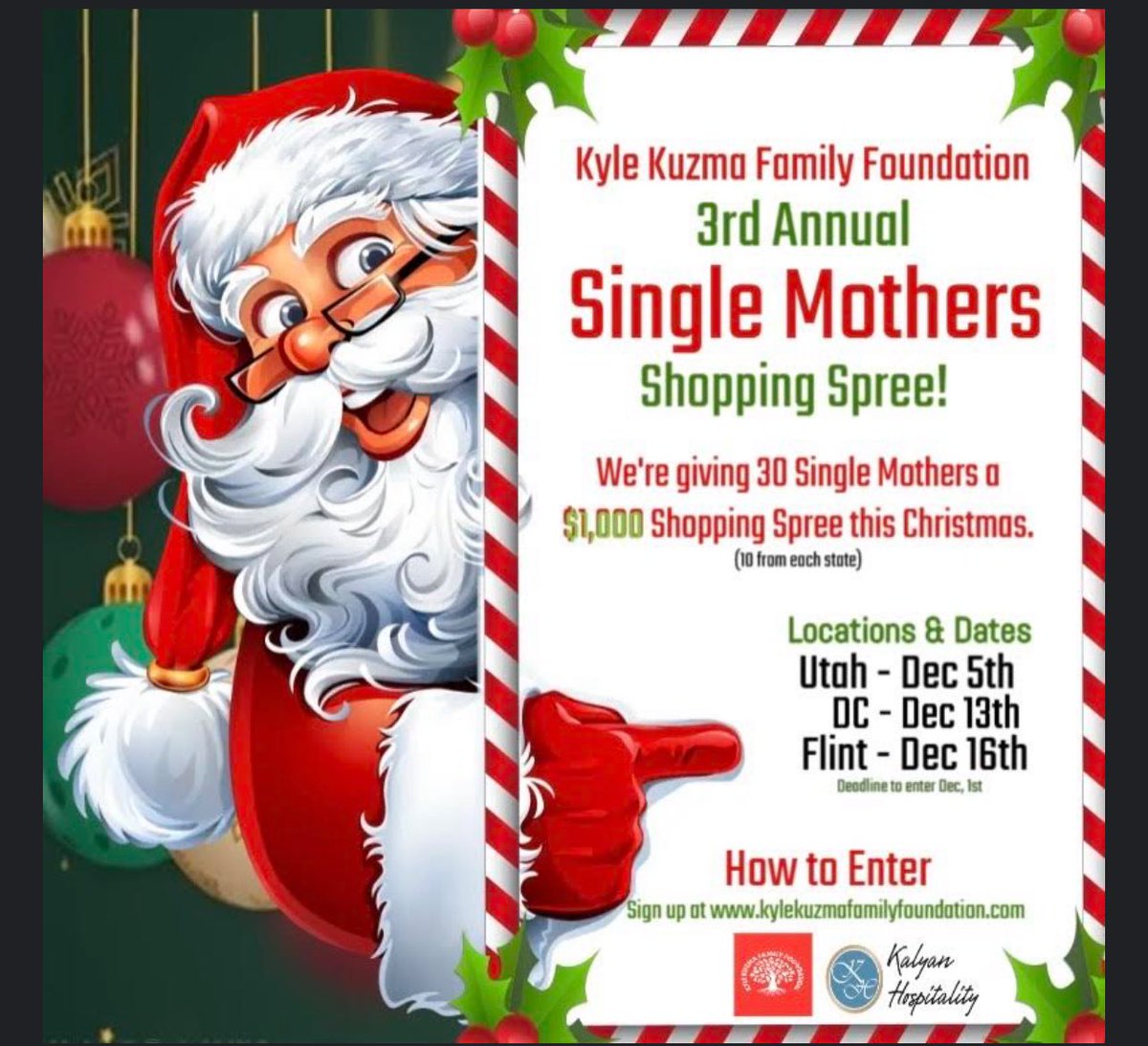 Kyle Kuzma Family Foundation (@kylekuzmaff) on Twitter photo 