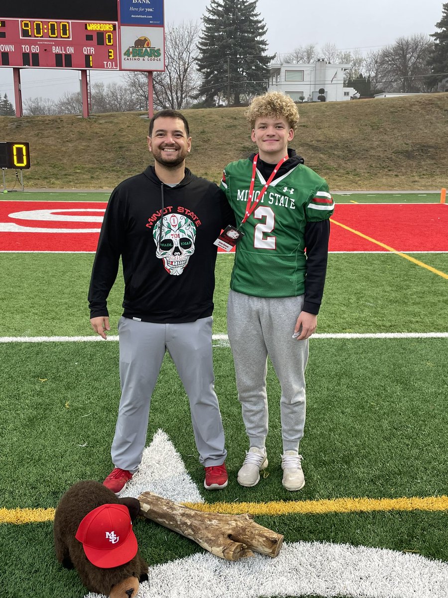 Dylan Glasser (@dylancglasser) on Twitter photo Me and my family had a great time today watching <a href="/MSUBeaversFB/">Minot State Football</a> play! I loved touring the campus and seeing the amazing culture that is being built in Minot! Thank you <a href="/BraedenVolk/">Braeden Volk</a> and <a href="/CoachFam/">Coach Mike Famiglietti “Fam”</a> and <a href="/coachshields/">Ian Shields</a> for inviting me, it was a very good experience! Me and my family had a great time today watching <a href="/MSUBeaversFB/">Minot State Football</a> play! I loved touring the campus and seeing the amazing culture that is being built in Minot! Thank you <a href="/BraedenVolk/">Braeden Volk</a> and <a href="/CoachFam/">Coach Mike Famiglietti “Fam”</a> and <a href="/coachshields/">Ian Shields</a> for inviting me, it was a very good experience!