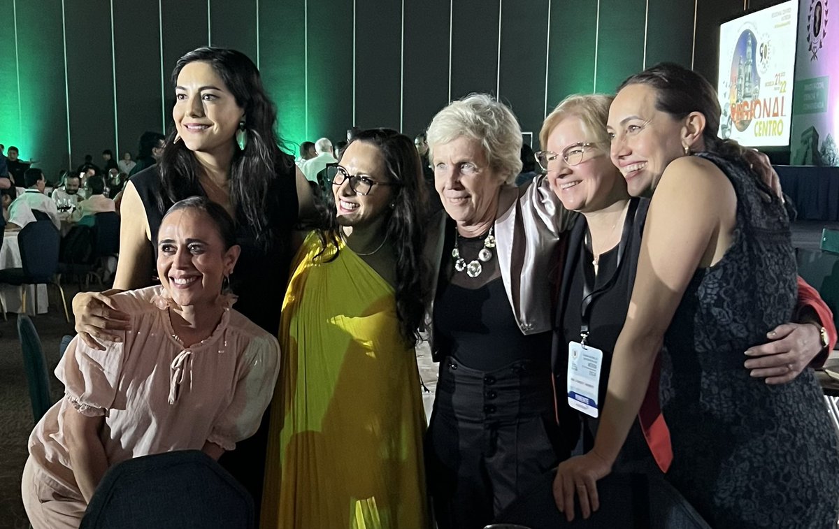 Honored to call friends the top Pediatric GI women leaders from Central and South America. Here in Mérida, Mexico speaking at the Mexican Association of Gastroenterology, pictured with leaders from across Mexico and Argentina.