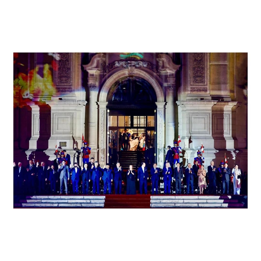 prabowo's tweet photo. APEC Gala Dinner 2024, Peru. https://t.co/UwrzBJsO9F