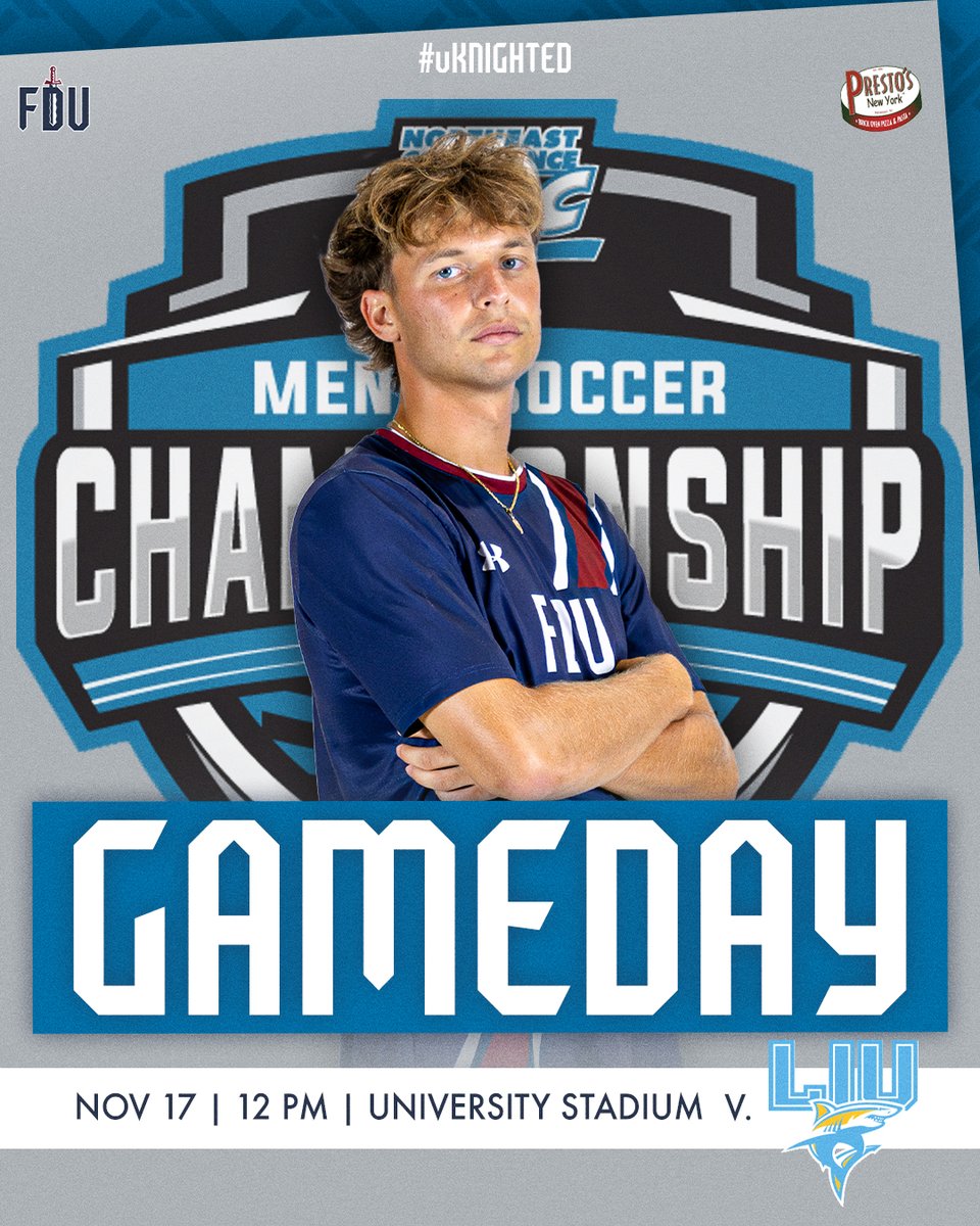 only one can advance.

⚽️ #3 LIU
🏆 2024 NEC Championship - Final
🕛 12 p.m.
📍 University Stadium (Teaneck, N.J.)
📺 es.pn/3Z8YWhY
📊 bit.ly/3XdpNIJ

#uKNIGHTED | #NECMSOC