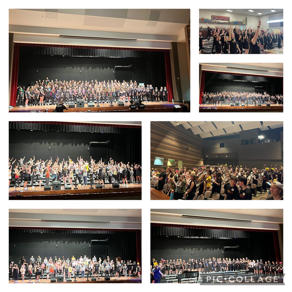 Great day showing the next generation what show choir is all about at our annual “Show Choir 101” camp. 160 Parkview students strong! Thanks to VA for hosting. It’s great to be a singing Hawk!