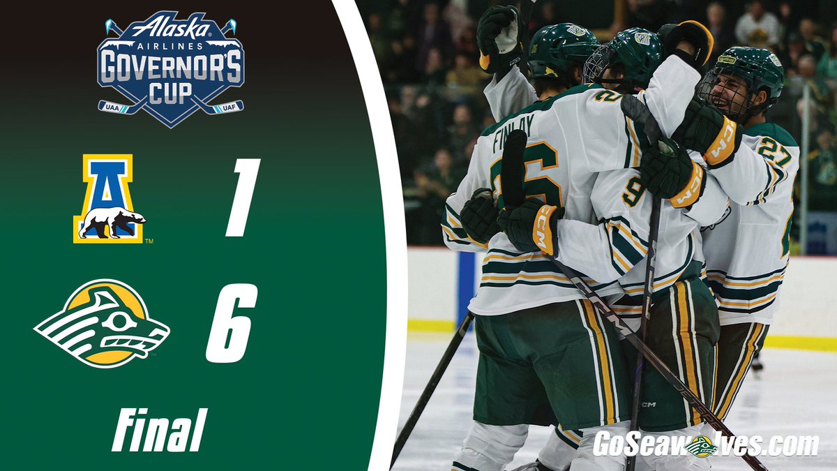 UAASeawolves's tweet photo. Dylan Contreras scored two goals to lead UAA to a 6-1 win over UAF in the @AlaskaAir Governor's Cup Saturday. Series tied 1-1. https://t.co/7lxJctBL5W
