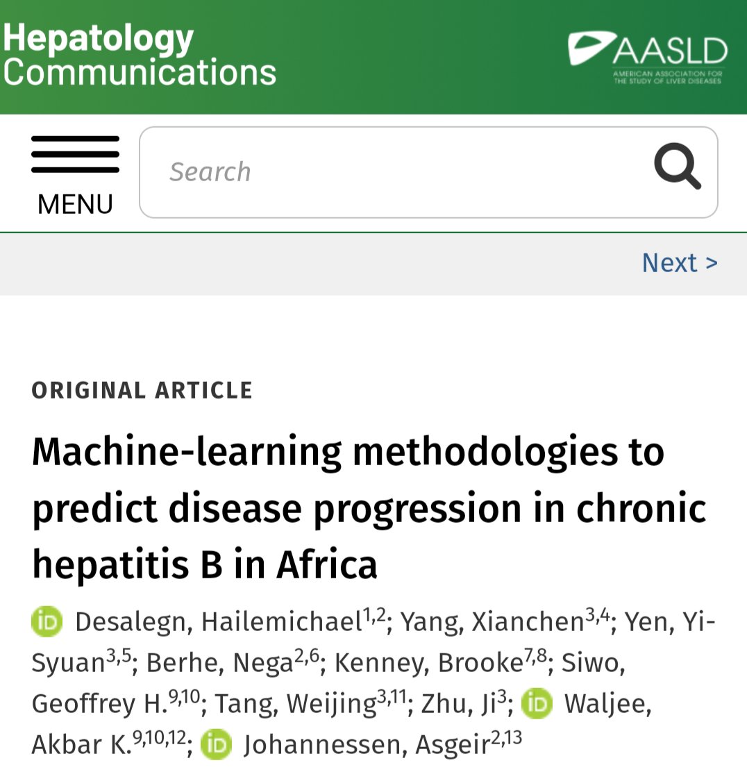 Hailemichael Desalegn MD,PhD (@hailem_desalegn) on Twitter photo Sharing our publication ##machinelearning models in #hepatitusB excellent team work, <a href="/AkbarWaljee/">Akbar Waljee, MD MSc</a> leadership <a href="/MichiganLiver/">Michigan Hepatology</a> <a href="/dr_asgeir/">Asgeir Johannessen</a> Sharing our publication ##machinelearning models in #hepatitusB excellent team work, <a href="/AkbarWaljee/">Akbar Waljee, MD MSc</a> leadership <a href="/MichiganLiver/">Michigan Hepatology</a> <a href="/dr_asgeir/">Asgeir Johannessen</a>