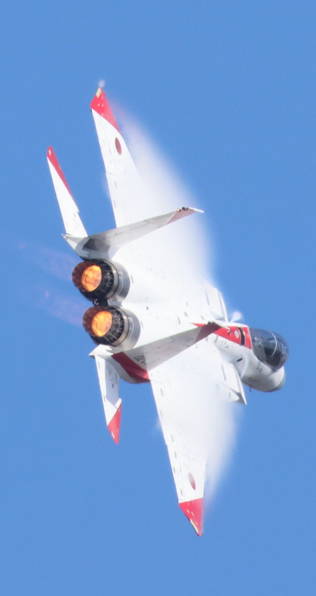 nerv00165's tweet photo. 【航空自衛隊 岐阜基地 航空祭】
11/17(日)
F15-801特別塗装機
「航空自衛隊70周年」を記念した白赤デザイン
801はF-15Jの初号機で、元アメリカ空軍のF-15Cとして米ボーイング社の工場で誕生し、F-15Jとして1980年7月15日に航空自衛隊に引き渡された数少ない激レア機体です

#F15
#岐阜基地航空祭2024 https://t.co/fsYr1vEHZY