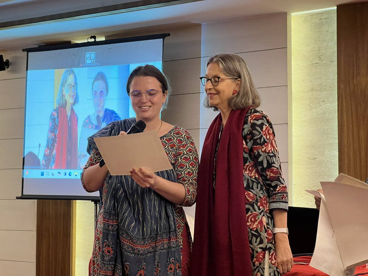 Happy to address and discuss with participants of annual conf. and workshop on Global Protection of Refugees and Migrants, organised by Calcutta Research Group CRG in collaboration with🇦🇹IWM and others. Also referred to gender issues in this context #eugenderchampion