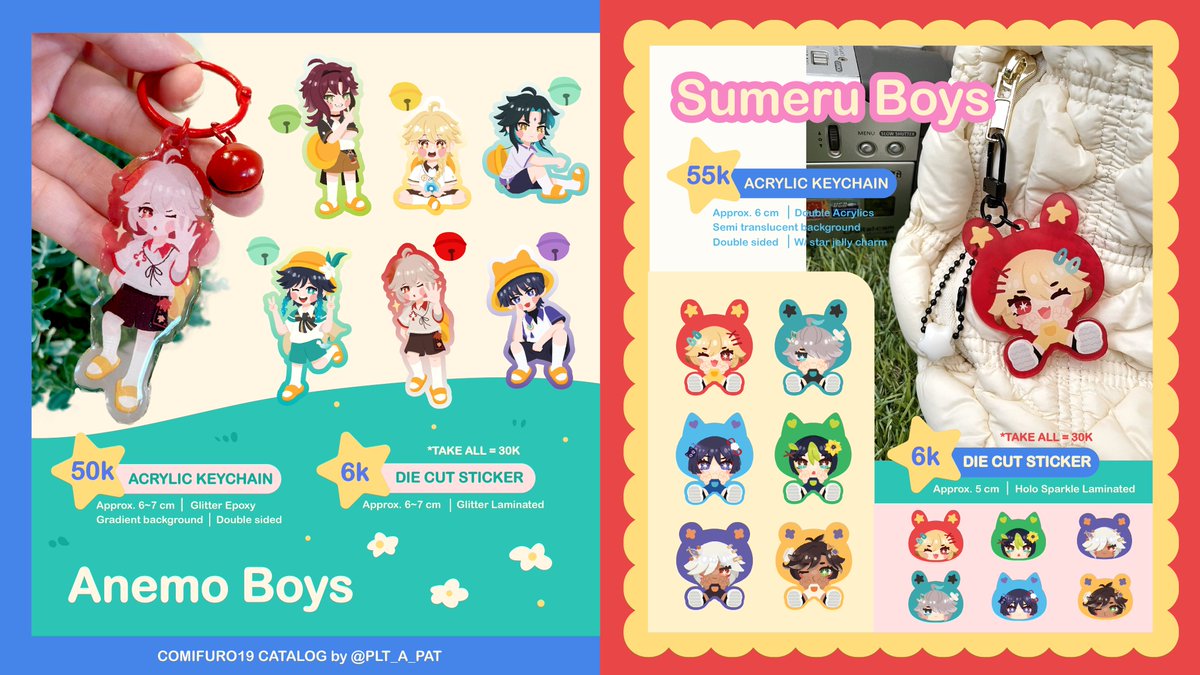 ( ❤ &amp; 🔁 are appreciated! )

🌟 HI! MY POST CF19 MAIL ORDER IS OPEN ‼️

🗓️ 17 - 24 November 2024
🔗 form.jotform.com/243193223051446
🌈 Originals , Original : Genshin Impact : Honkai Star Rail : Dungeon Meshi

(1/2)

#comifuro19 #cf19catalog