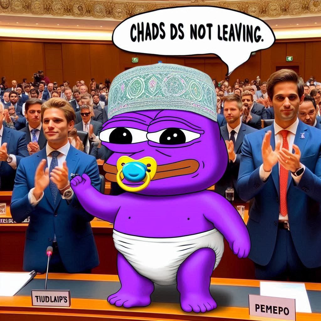 Most loser Jeets are out and the real chads holding this baby down! If you're a diamond handed chad come join us at $BabyPurpe #SolanaWhale #SolanaMemeCoins 

t.me/baby_purpe
Ej9jJDCD85mZysgorrY582Vpv7HLgDyi7Fa2jRCjgscZ