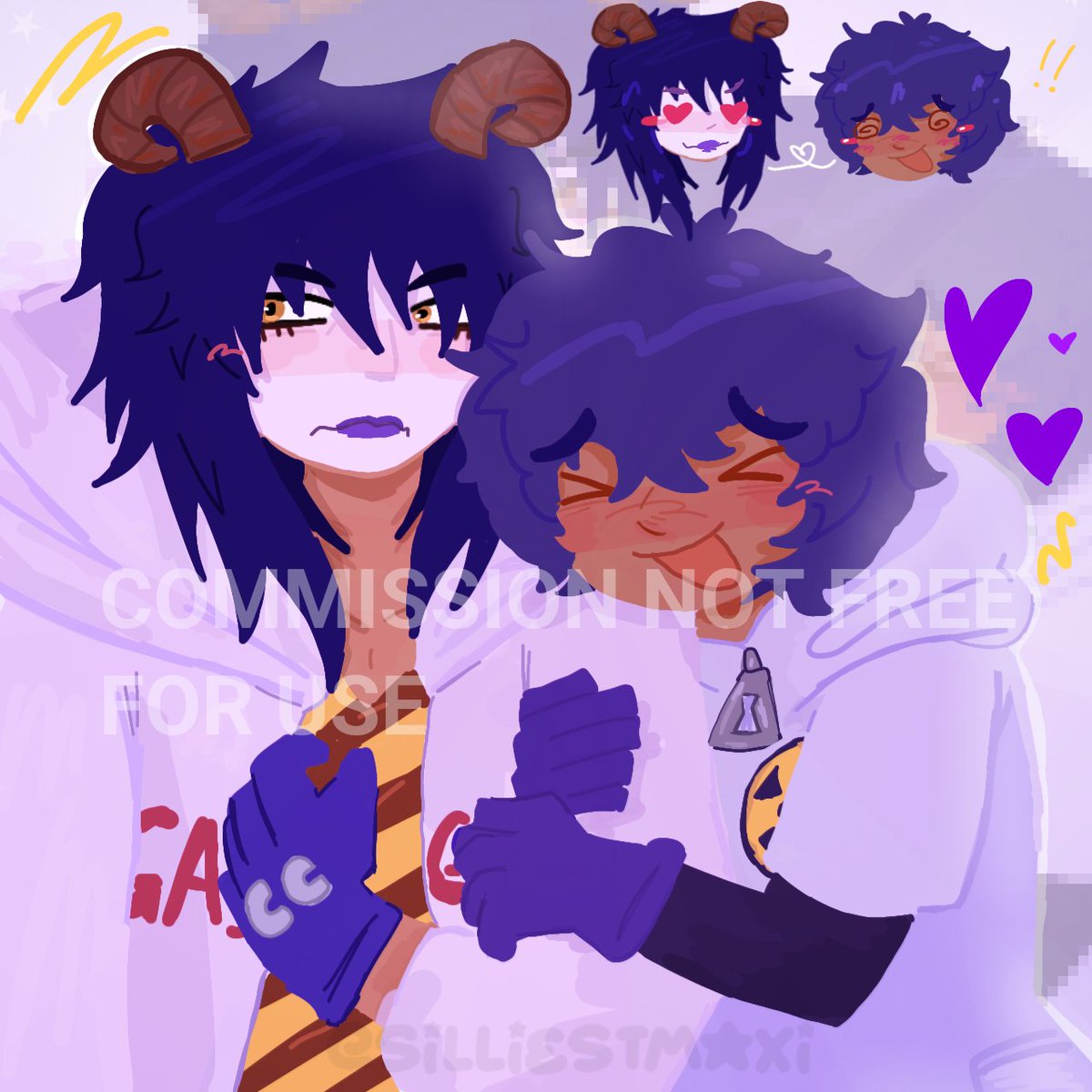 yuridose's tweet photo. another commission i did !! >_< https://t.co/MWR6EHbfcw