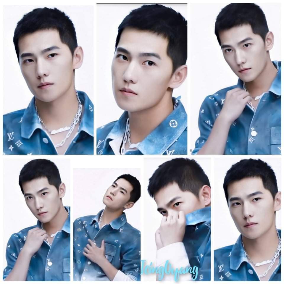 icingquinyang2's tweet image. #revisiting #YangYang杨洋 #chinesemodel #magazineshoot for #figaro 2019 in an #eyecatching blue ombre denim #louisvuitton ensemble. Short buzz cut due to filming both #vanguard and #GloryOfTheSpecialForces .
Sharp, handsome and #hotterthanhot
