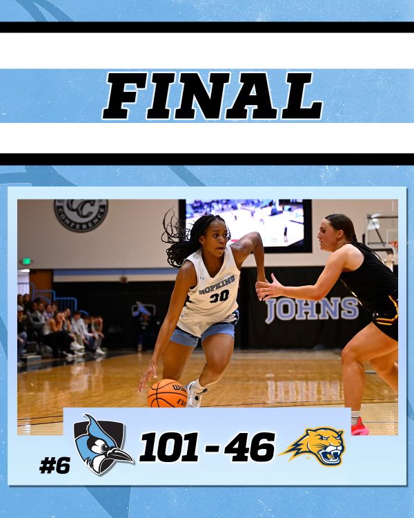 Johns Hopkins Women’s Basketball (@jhuwbb) on Twitter photo First time hitting 💯 since 2010! #GoHop First time hitting 💯 since 2010! #GoHop