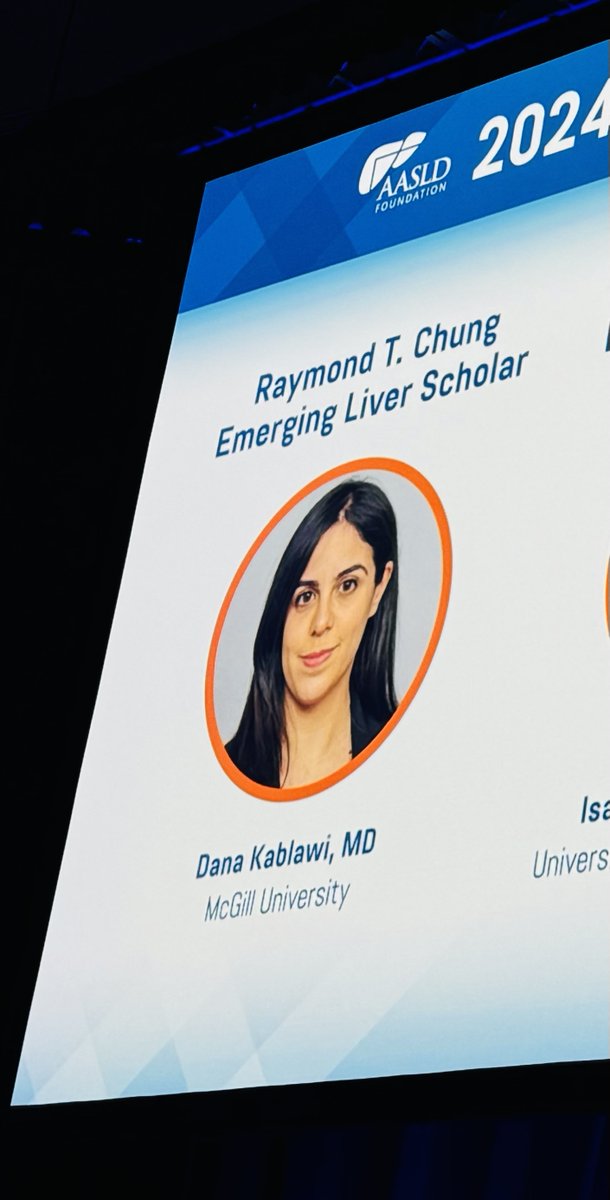 🌟😊Proud of my trainee Dana receiving the Raymond T. Chung Emerging Liver Scholar award!
🎉Sharing this achievement for Canadian #hepatology with Carla Coffin, #President of Canadian Association for the Study of the #Liver
<a href="/CASLupdates/">CASL</a> #TLM2024 <a href="/AASLDtweets/">AASLD</a> <a href="/AASLDFoundation/">AASLD Foundation</a>