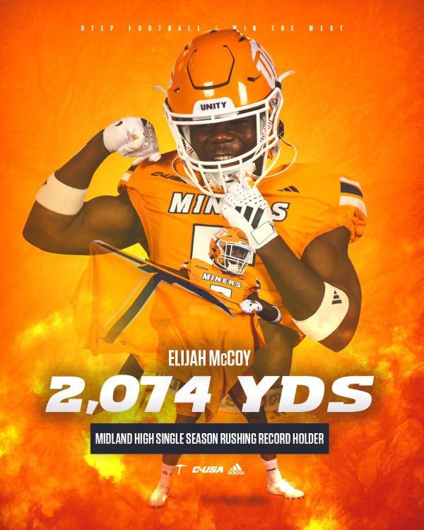 I am now the single season rushing yard record holder <a href="/midlandhighfb/">Midland High Football</a>. Thank you for the graphic <a href="/UTEPRecruiting/">UTEP Football Recruiting</a>. <a href="/CoachSWUTEP/">Scotty Walden</a> <a href="/COACHJMACRB/">Jourdan McNeill</a> <a href="/Coach_Fortune/">Thad Fortune</a> <a href="/Matt_Stepp817/">Matt Stepp</a>