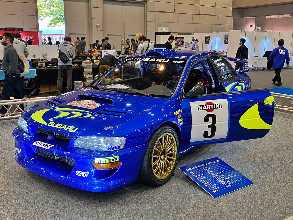 タミヤフェア 2024】実車展示コーナー『SUBARU IMPREZA 555 WRC 98