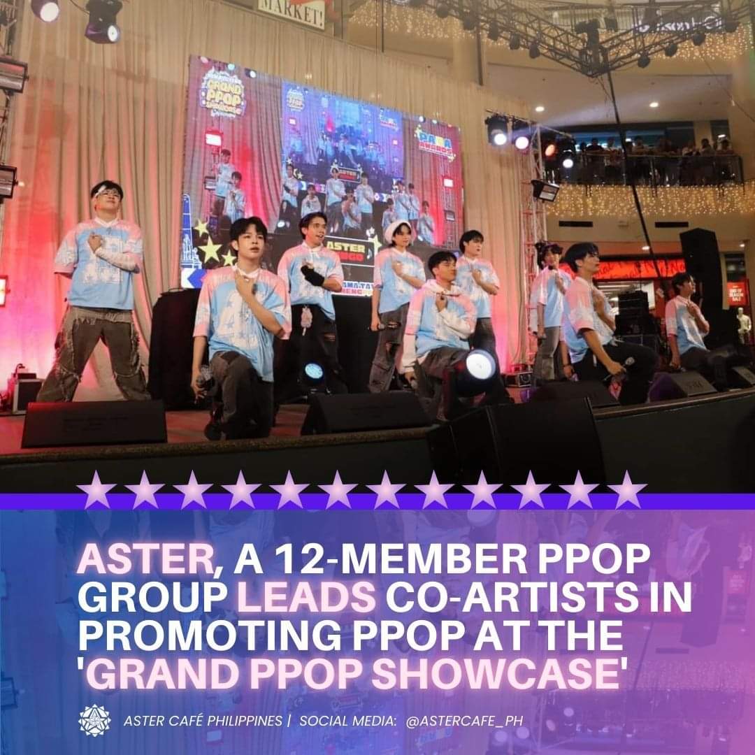 AzterCafe_PH's tweet photo. Aster humbly takes the lead to supporting fellow PPop Groups to a grand talent showcase.

#Aster #Aster_Axis #Aster_Zodiac #Aster_Twinkles #AsterCafé_PH https://t.co/nz6Ha2chjs