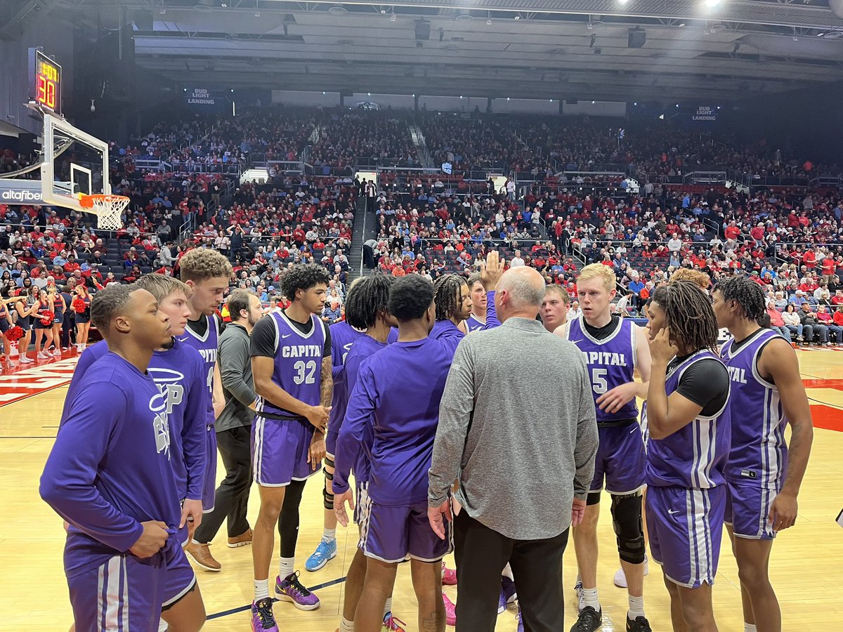 Excited to support our <a href="/Capital_MBB/">Capital Basketball</a> team at Dayton tonight. <a href="/cap_athletics/">Capital Athletics</a>