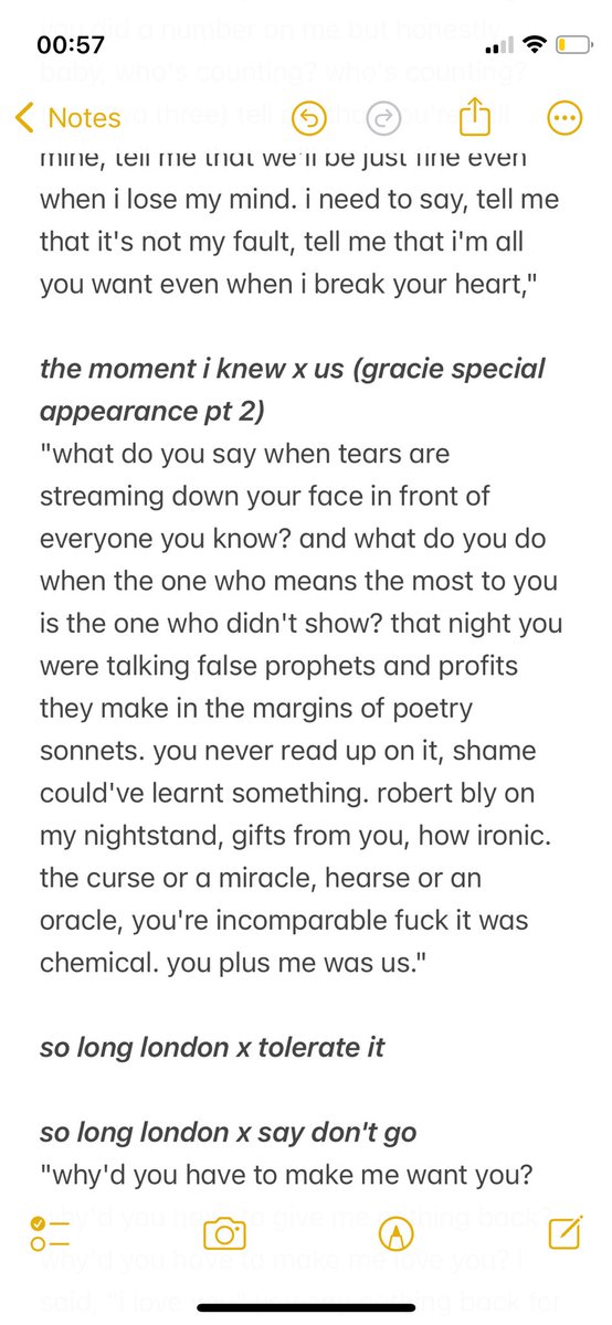 so in honour of gracie not performing us in the opener just going to leave this here 🫶🏻