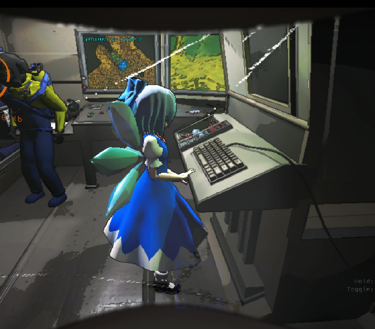 Myndstil's tweet photo. what is cirno doing?? https://t.co/aYPcuD1BWD