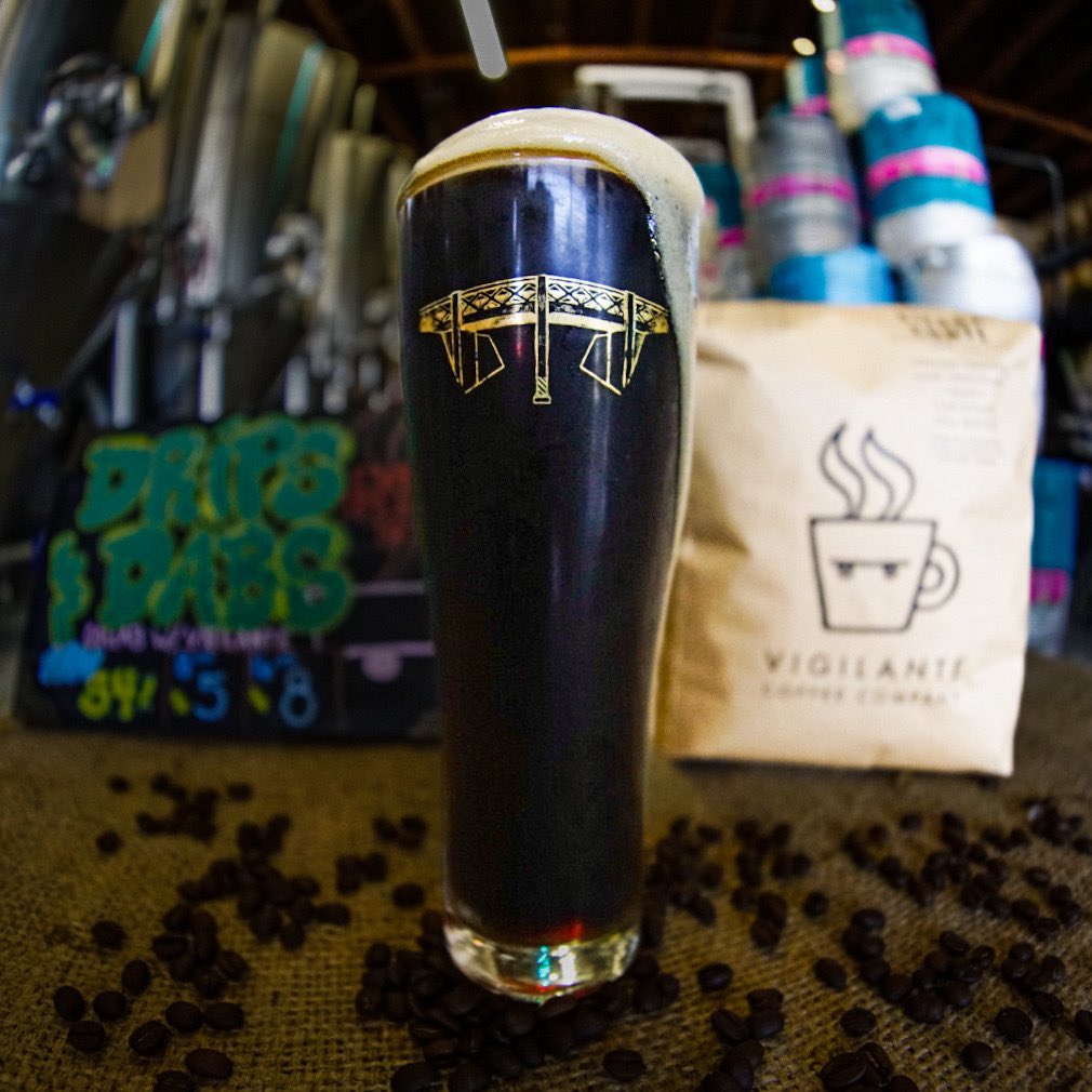 southobrewco's tweet photo. 🚨NEW TAPROOM COLLAB RELEASE🚨
Vigilante Coffee X South O Brewing

A new Espresso Brown Ale our Head Brewer Kyle &amp; Vigilante Head Roaster Eddie used Vigilantes new Oaxaca, Mexican Coffee - Sierra Norte to create “Drips &amp; Dabs”. https://t.co/0wYtev8dS0