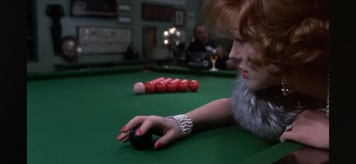 bloodybeautymfx's tweet image. She&apos;s playing with his balls and he doesn&apos;t care?! She needs to grab @ImbrugliaJim 8 ball. #svengoolie #DrPhibesRisesAgain