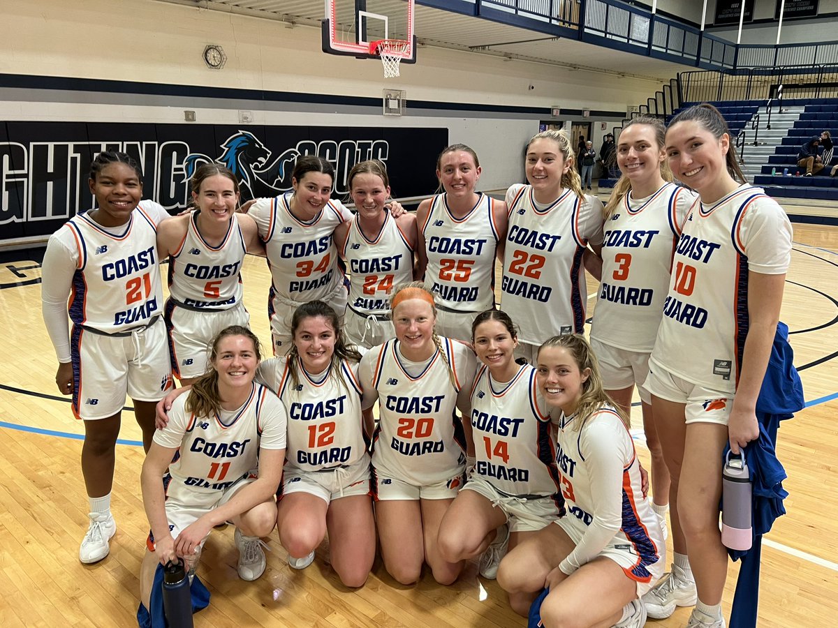 uscga_wbb's tweet image. Great tournament weekend! Two wins and set program record for points in a game!🐻🏀
.
#gocoastguard #legacy