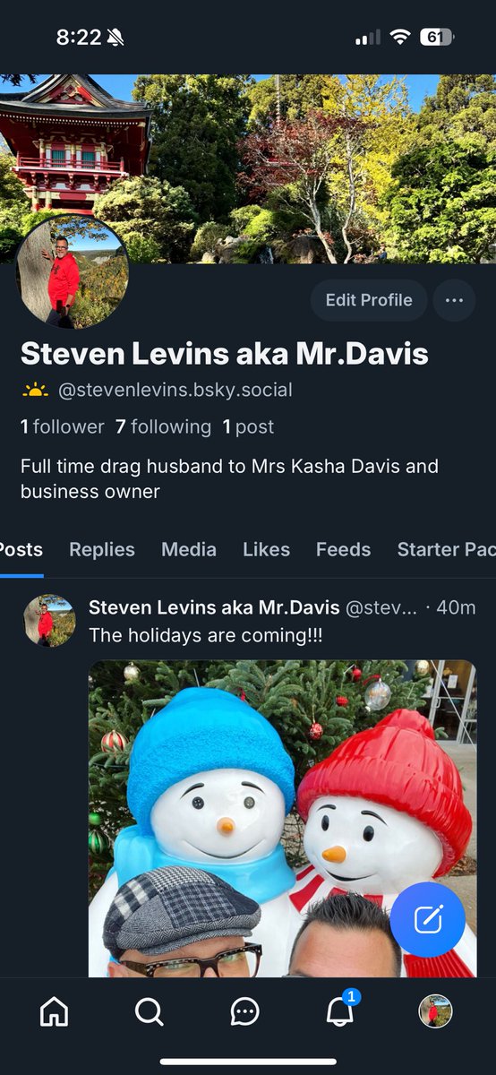 Come follow me on blue sky