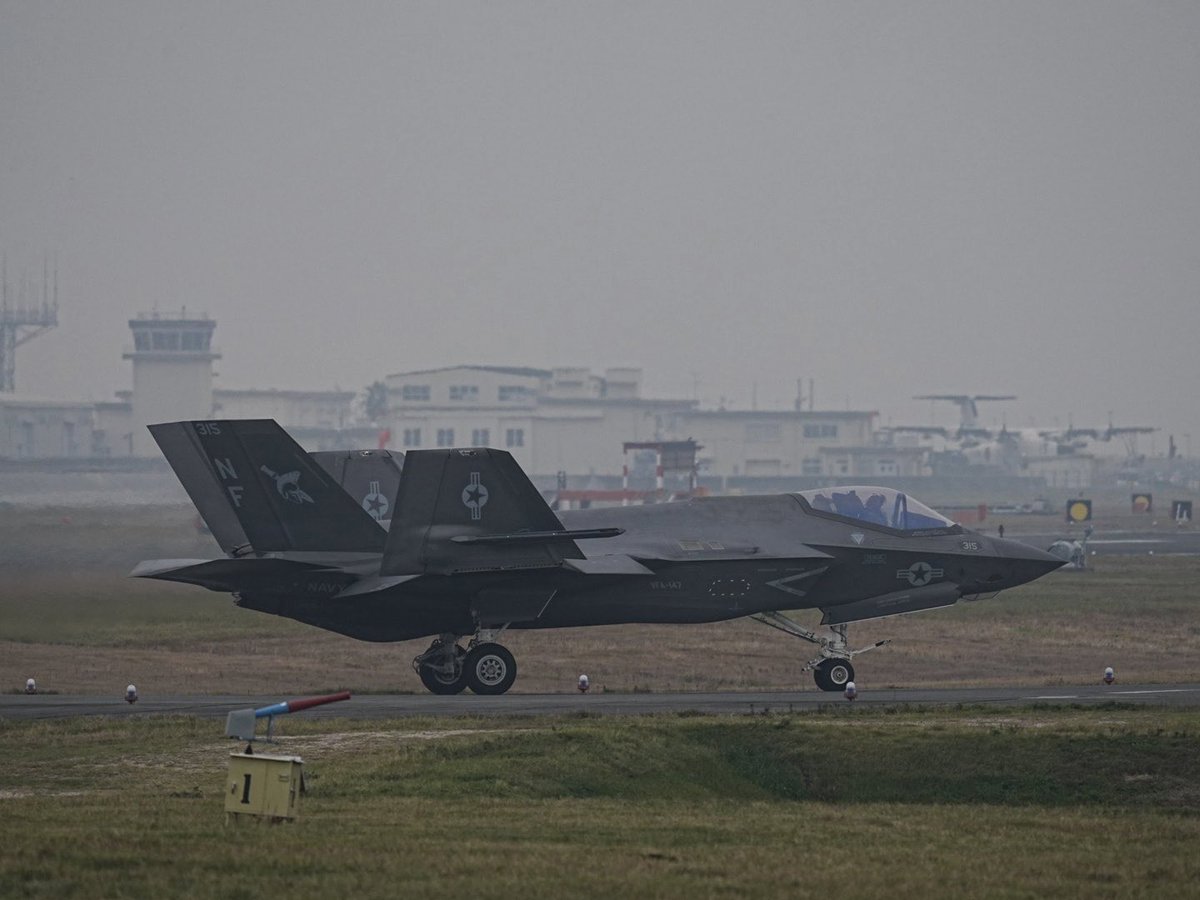 smk212411's tweet image. 11月17日  岩国基地

F35C 🤩   

#岩国基地  #F35C