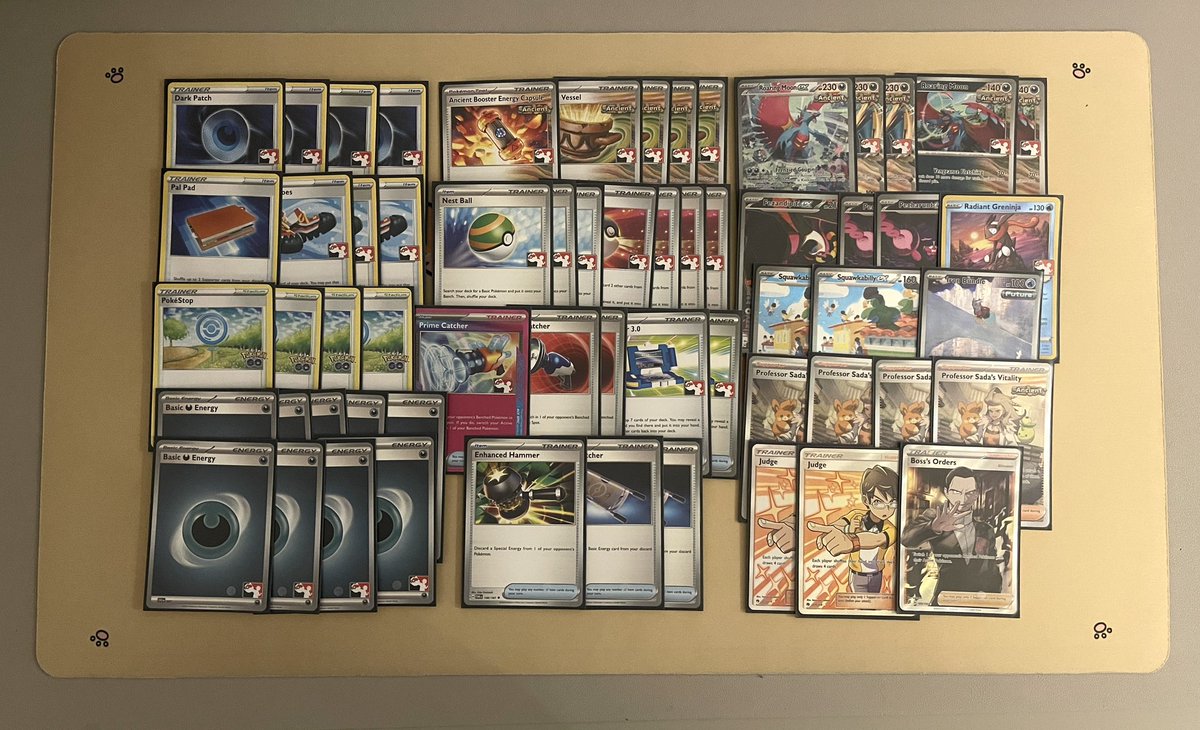 anitamaxrare's tweet photo. Stellar Roaring Moon ex 4-0-0

Ancient Box W
Gardevoir W
Snorlax Control W
Raging Bolt W

(Double Squawk sometimes good!) https://t.co/aneALLnb0P