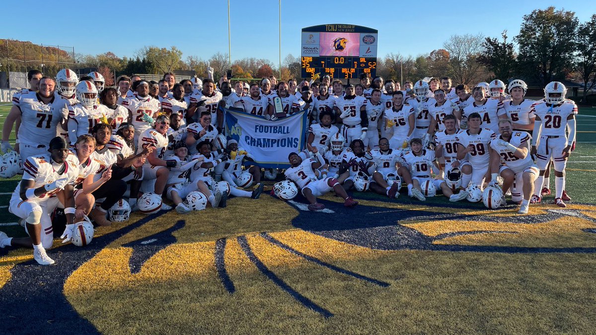 Sean Grande (@coachgrande28) on Twitter photo 10-0 to finish the regular season
Still Soaring
#GoGulls #GoldPride <a href="/SeaGullFootball/">Salisbury University Football</a> 10-0 to finish the regular season
Still Soaring
#GoGulls #GoldPride <a href="/SeaGullFootball/">Salisbury University Football</a>