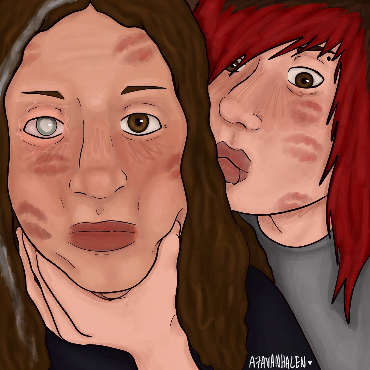 A7AVANHALEN's tweet photo. he acts annoyed but it was jet’s idea #phantomstar #mcrart
rts okay :] https://t.co/tt7mbLH3BE