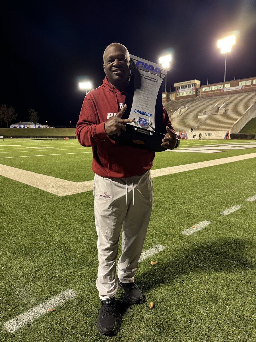 To My Team, To My Staff, To My Support Staff, To My Administration, To Everyone Involved with Panther Football THANK YOU. Everyone Did Their Part for #PLAY411 
BACK2BACK CIAA CHAMPIONS