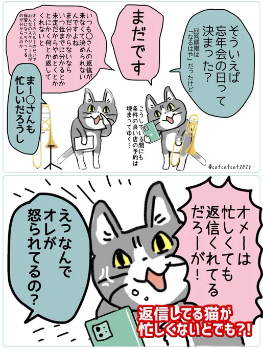 「忙しい」という感覚は猫のキャパによって様々。 