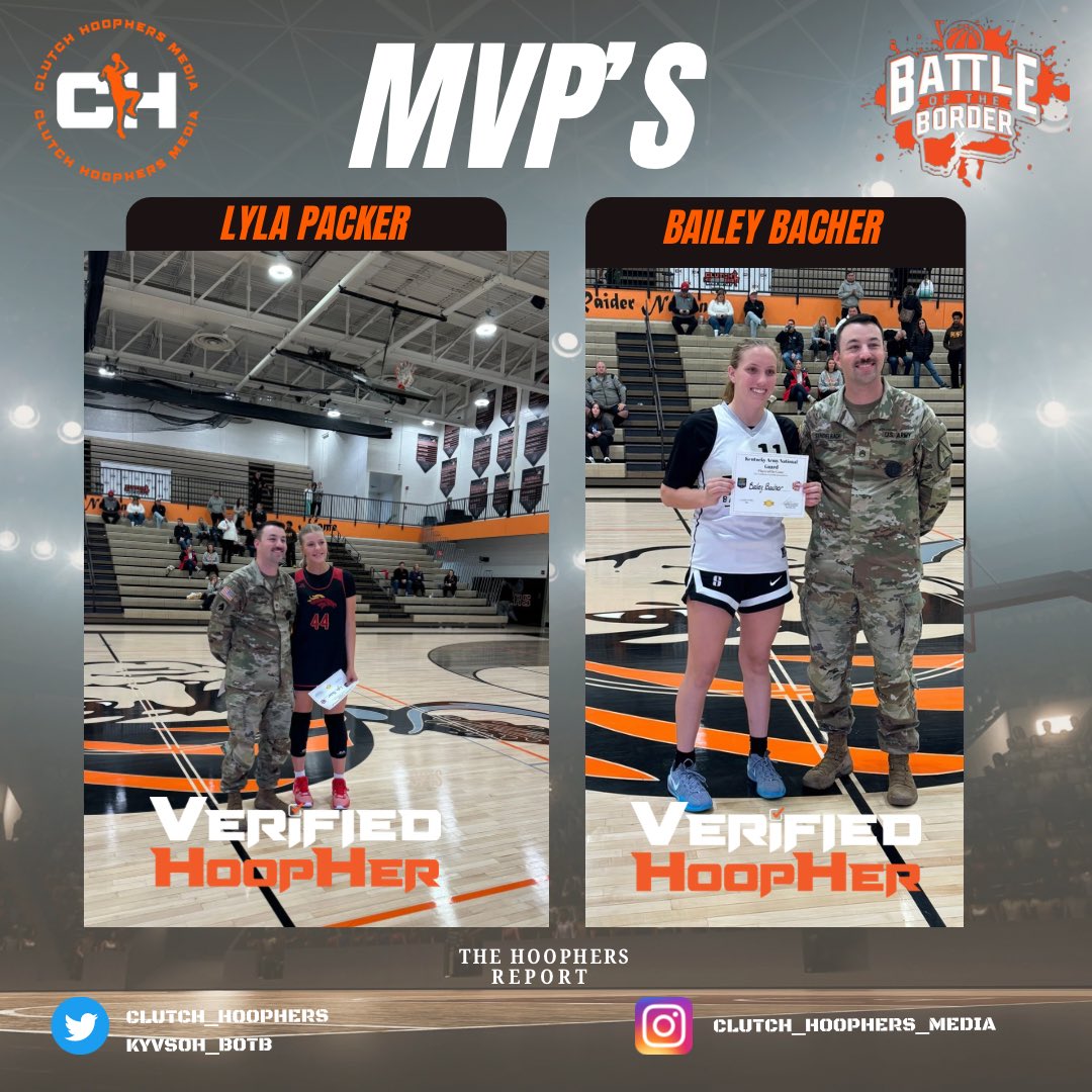 8th game MVP’s Bailey Bacher <a href="/lehsgirlsbball/">EAST Girls Basketball</a> Lyla Packer <a href="/LadyChargersBE/">Lady Chargers Basketball</a> 

<a href="/KYvsOH_BOTB/">BattleoftheBorder</a> 

Stay tuned more content coming soon!! 

Good  Night!