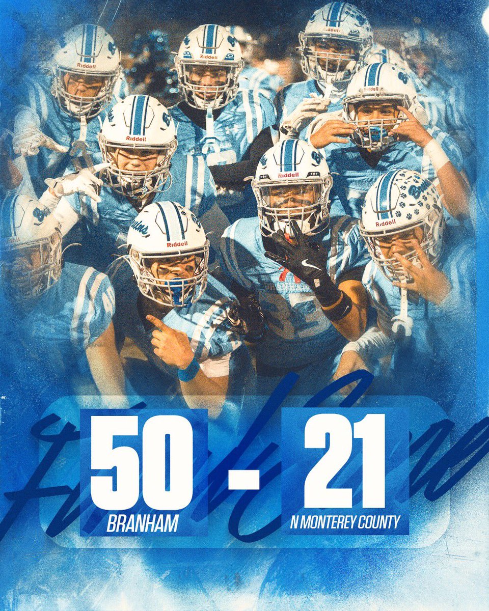 We’re on to Sacred Heart Prep.

#StayBlue