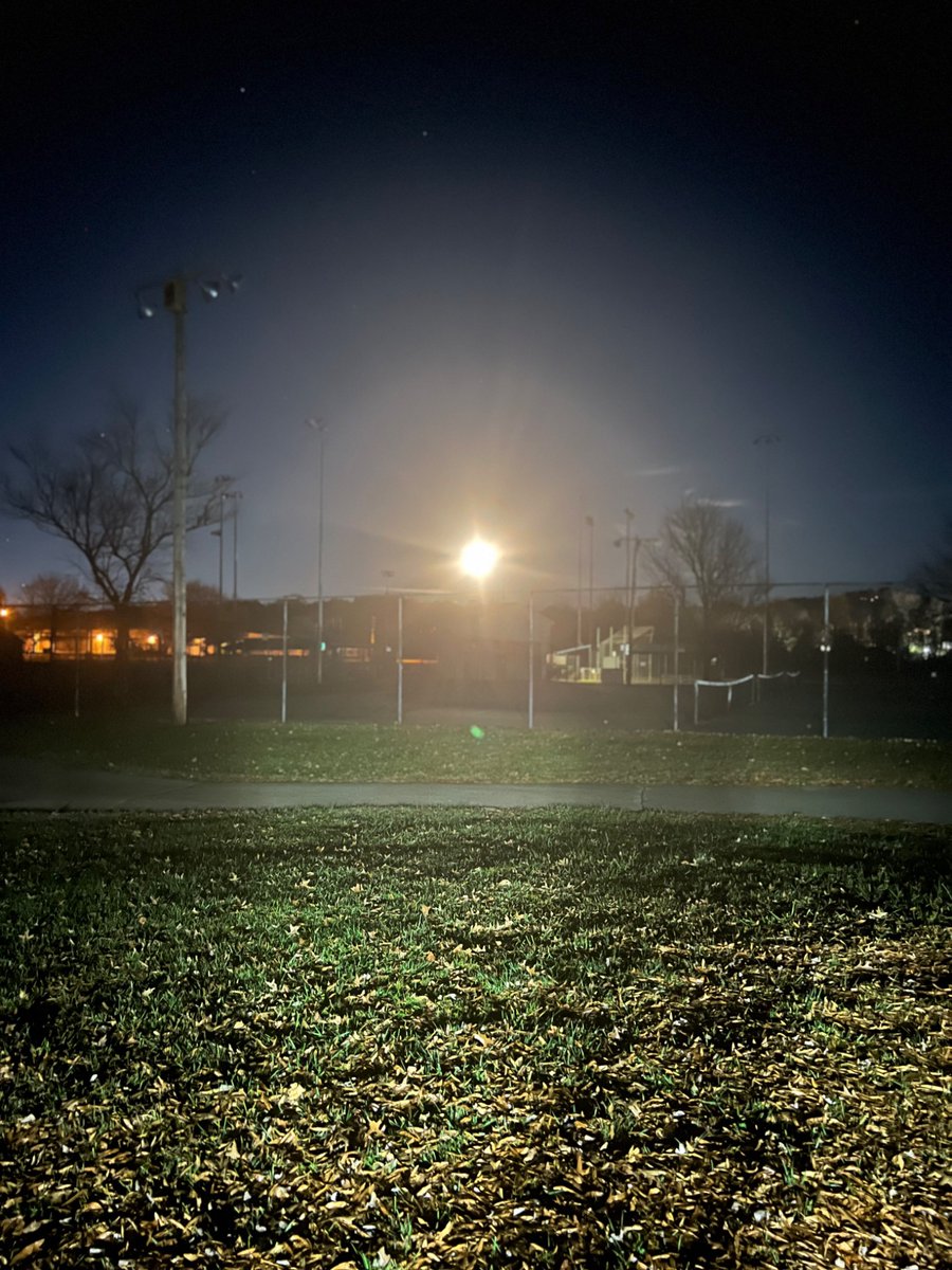 Interesting picture of Beaver Moon this evening Penn Forest Elementary