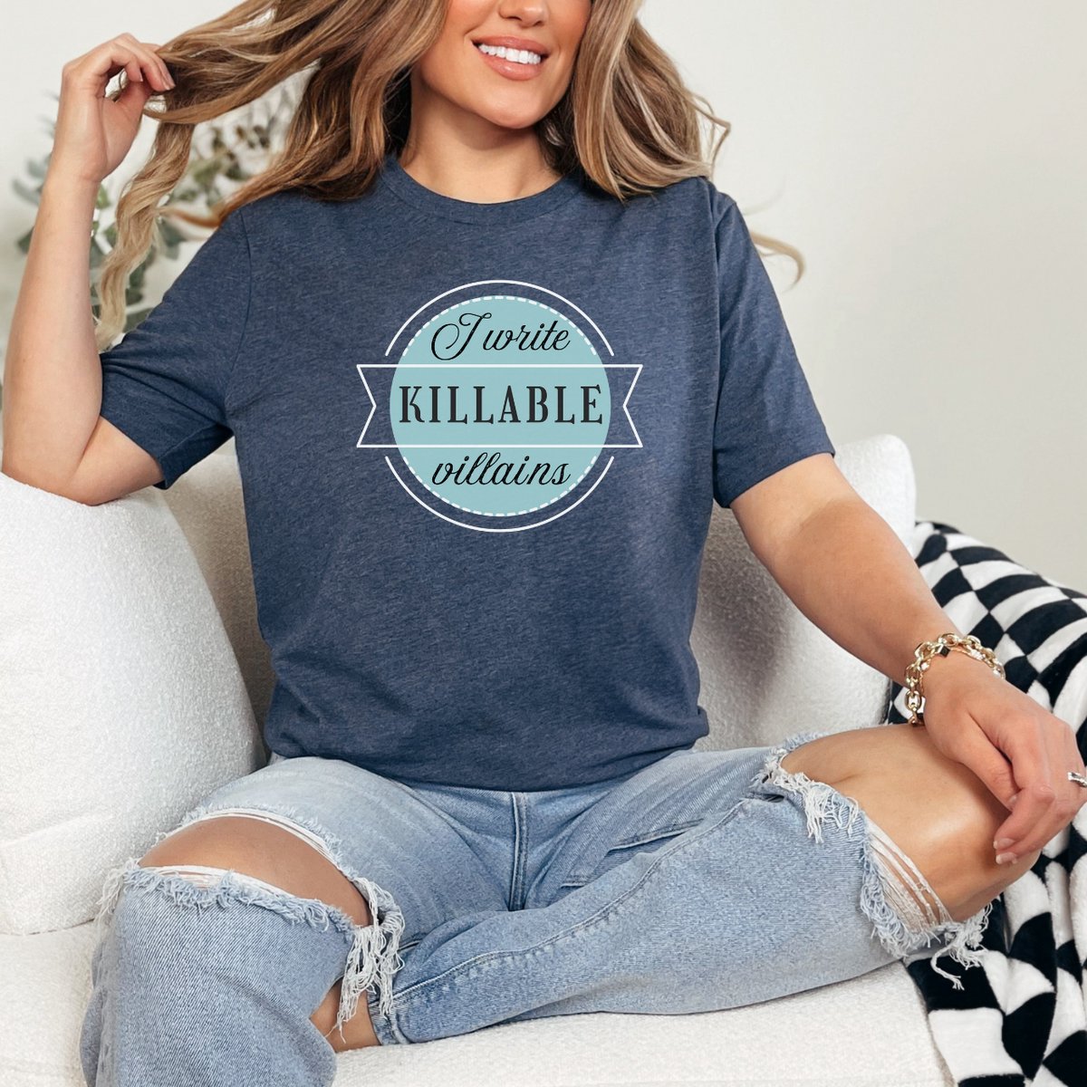 MRachelWriting's tweet photo. I designed this shirt! It's the first design I've ever put out there 😄
Know any #writers of killable villains who may want one? (they're 20% off for #NaNoWriMo)

https://t.co/rO1yT7tLQm

#writercommunity https://t.co/lB3Sa4h1Y7