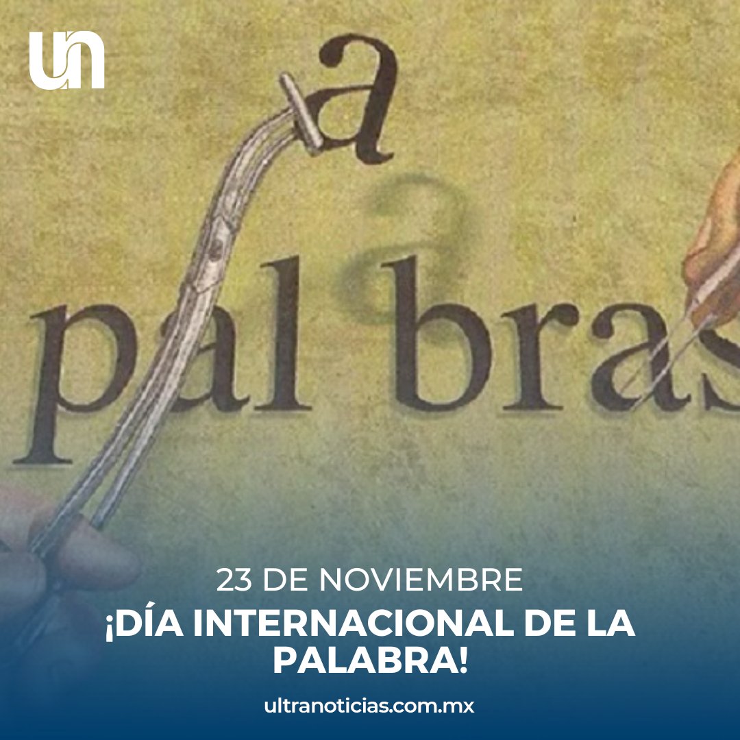 ultranoticiasfm's tweet image. Hoy celebramos el Día Internacional de la Palabra, un recordatorio del poder que tienen nuestras palabras para crear, transformar y conectar. ¡Hablemos con propósito! 🗣️💬 

#DíaDeLaPalabra #Comunicación #PoderDeLasPalabras