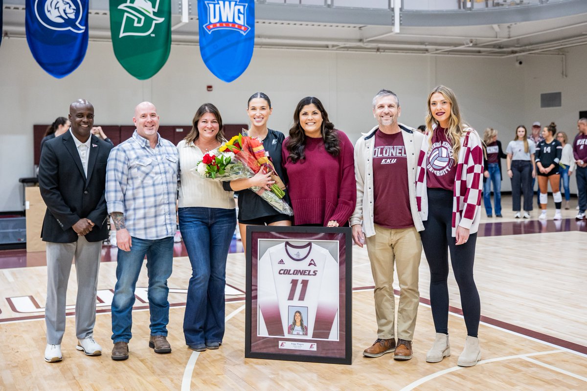EKU Volleyball (@ekuvolleyball) on Twitter photo THANK YOU SENIORS!
We couldn't #RISE without <a href="/Mitchell02Sarah/">Sarah Mitchell</a>, <a href="/josschmitendorf/">josie</a>, <a href="/KambreeLucas/">kambree jolie</a> & Paige! THANK YOU SENIORS!
We couldn't #RISE without <a href="/Mitchell02Sarah/">Sarah Mitchell</a>, <a href="/josschmitendorf/">josie</a>, <a href="/KambreeLucas/">kambree jolie</a> & Paige!