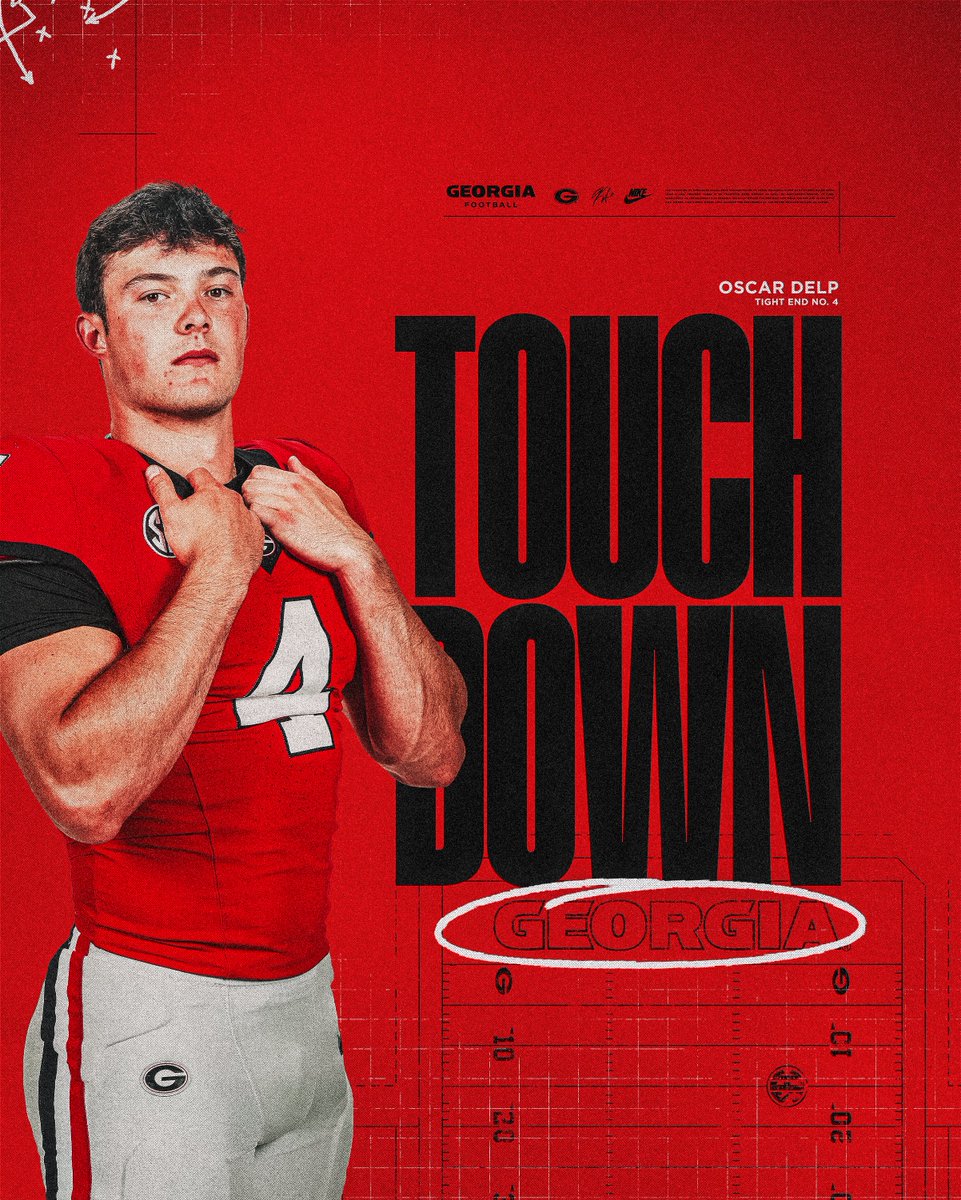 TD number ✌️ for <a href="/DelpOscar/">Oscar Delp</a> 

#GoDawgs